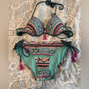 Colorful Paisley Bikini Set